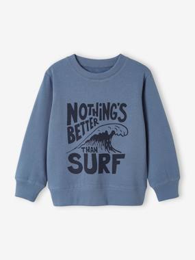 -Basics Sweatshirt with Graphic Motif for Boys