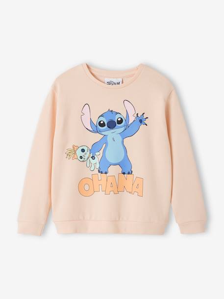 Disney® Lilo & Stitch Sweatshirt for Girls pale pink - vertbaudet enfant 