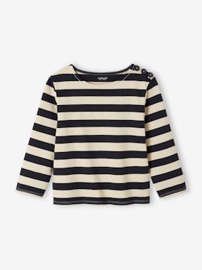 Girls-Tops-T-Shirts-Sailor-Like Top, Long Sleeves, for Girls