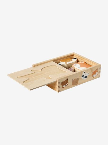 Boite des animaux à habiller en bois FSC® bois - vertbaudet enfant 
