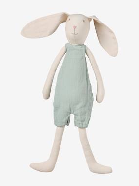 Linen Cuddly Toy, My Friend Mr Rabbit  - vertbaudet enfant