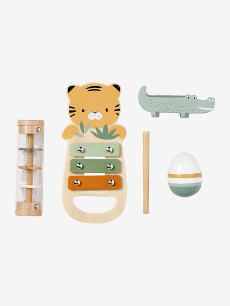 Musical Activities Set in FSC® Wood, Tanzania wood - vertbaudet enfant 