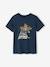 T-shirt garçon motifs graphiques manches courtes blanc+bleu nuit+vert d'eau - vertbaudet enfant 