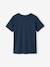 T-shirt garçon motifs graphiques manches courtes blanc+bleu nuit+vert d'eau - vertbaudet enfant 