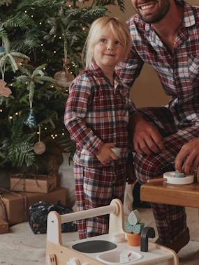 Flannel Pyjamas for Children, "Happy Family" Capsule Collection  - vertbaudet enfant