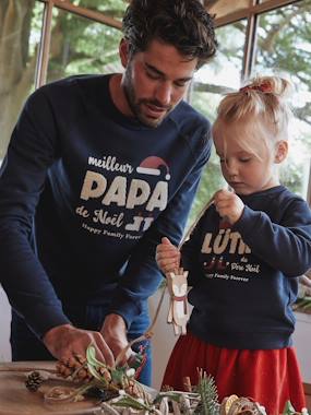 -Christmas Sweatshirt for Men, "Happy Family Forever" Capsule Collection