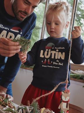 -Christmas Special Sweatshirt, "Happy Family Forever" Capsule Collection, for Children