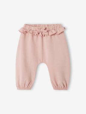 Fleece Harem-Style Trousers for Babies  - vertbaudet enfant