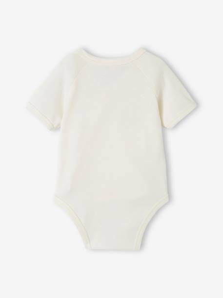 Pack of 5 'Cars' Bodysuits in Organic Cotton for Newborns sky blue - vertbaudet enfant 