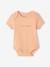 Set of 3 Progressive Bodysuits in Organic Cotton, for Babies rosy apricot - vertbaudet enfant 