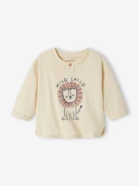 T-shirt manches longues « lion » bébé  - vertbaudet enfant