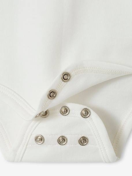 Set of 3 Progressive Bodysuits in Organic Cotton, for Babies rosy apricot - vertbaudet enfant 