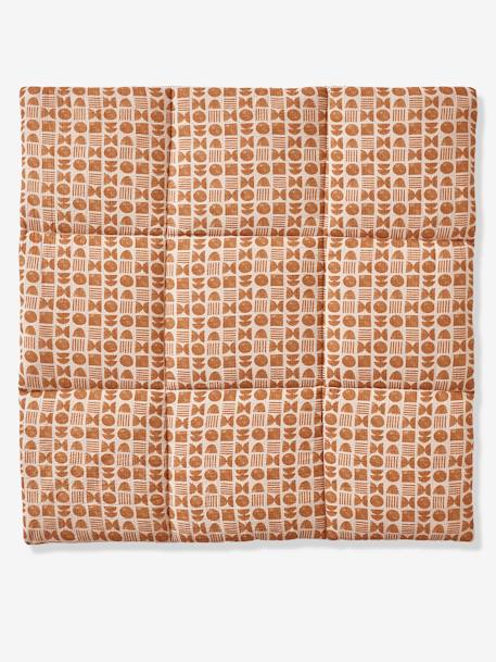Floor Mat / Playpen Base Mat, Ethnic printed beige - vertbaudet enfant 