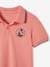 Polo Shirt in Piqué Knit with Motif on the Breast for Boys old rose - vertbaudet enfant 