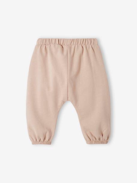 Fleece Trousers for Newborn Babies beige+night blue - vertbaudet enfant 