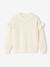 Pull à volants en maille fantaisie fille corail+vanilla - vertbaudet enfant 