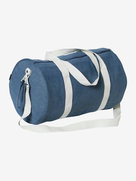 Denim Changing Bag, Baby Roll bleached denim - vertbaudet enfant 