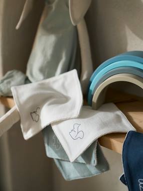 Puériculture-Toilette de bébé-Lot de 6 lingettes lavables