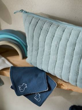 Puériculture-Toilette de bébé-Trousse de toilette en gaze de coton