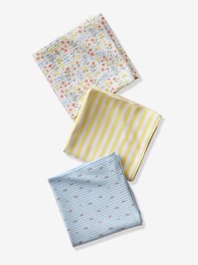 -Pack of 3 Muslin Squares, Giverny