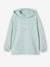 Long Varsity-Style Sports Sweatshirt for Girls aqua green - vertbaudet enfant 