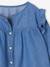 Denim Shirt with Ruffles for Girls stone - vertbaudet enfant 