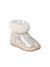 Water-Repellent Furry Boots with Zip for Babies golden beige - vertbaudet enfant 