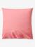 Parure housse de couette et taie d'oreiller avec coton recyclé TRANSAT rayé rose+rayé vert - vertbaudet enfant 