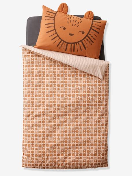 Housse de couette bébé ETHNIC beige imprimé - vertbaudet enfant 