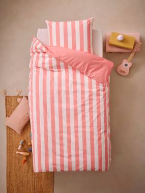 Linge de lit & Déco-Parure housse de couette et taie d'oreiller avec coton recyclé TRANSAT