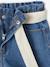 Paperbag-Style Denim Shorts for Girls stone - vertbaudet enfant 