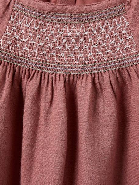 Smocked Dress for Girls, by CYRILLUS rose - vertbaudet enfant 