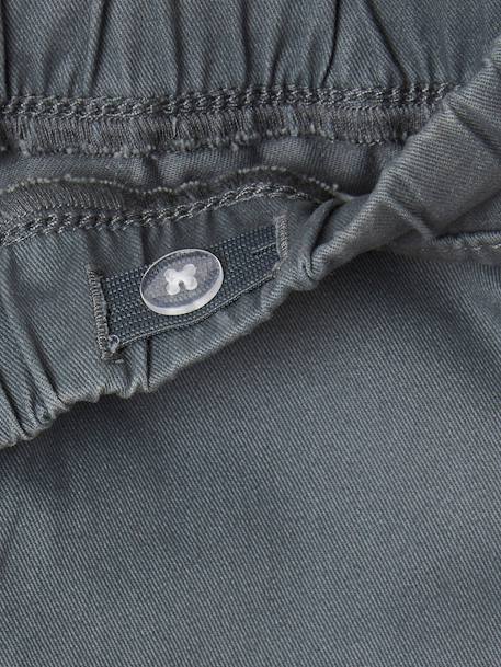 Pantalon garçon battle facile à enfiler bleu glacier+kaki foncé+taupe - vertbaudet enfant 