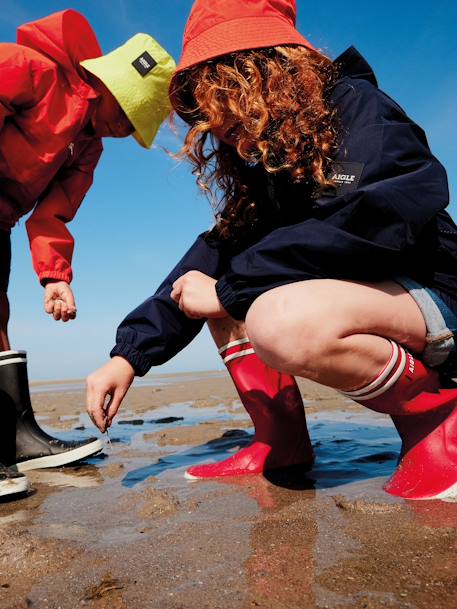 Bottes de pluie enfant Lolly Pop guimauve+rouge - vertbaudet enfant 