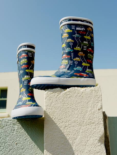 Lolly Pop Play2 NA42 Wellies by AIGLE®, for Children navy blue - vertbaudet enfant 