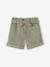 Paperbag Shorts for Girls khaki - vertbaudet enfant 