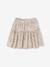 Floral Cotton Gauze Skirt, for Girls ecru - vertbaudet enfant 