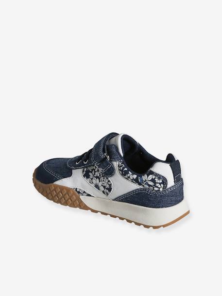 Trainers with Elasticated Laces for Children, Designed for Autonomy brut denim - vertbaudet enfant 