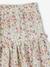 Floral Cotton Gauze Skirt, for Girls ecru - vertbaudet enfant 