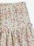 Floral Cotton Gauze Skirt, for Girls ecru+printed white - vertbaudet enfant 