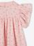 Robe fille en gaze de coton imprimée beige+beige imprimé+rose+rose pâle+vanille - vertbaudet enfant 