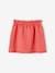 Fleece Skirt for Girls red+striped green - vertbaudet enfant 