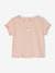 Lot de 2 tee-shirts naissance en coton biologique rose nude - vertbaudet enfant 