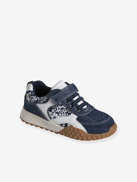 Trainers with Elasticated Laces for Children, Designed for Autonomy brut denim - vertbaudet enfant 