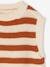 Striped Sleeveless Jumper for Girls striped brown - vertbaudet enfant 