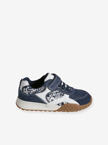 Trainers with Elasticated Laces for Children, Designed for Autonomy brut denim - vertbaudet enfant 