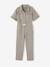 Combinaison en molleton fille khaki - vertbaudet enfant 