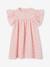 Robe fille en gaze de coton imprimée beige+beige imprimé+rose+rose pâle+vanille - vertbaudet enfant 