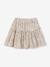 Floral Cotton Gauze Skirt, for Girls ecru - vertbaudet enfant 