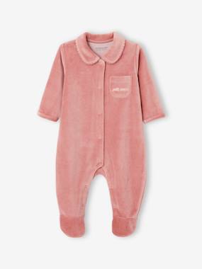 Lot de 2 pyjamas bébé fille en velours - vertbaudet enfant -Lot de 2 pyjamas bébé fille en velours